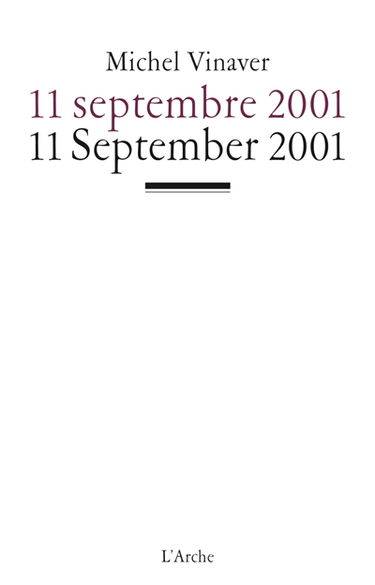 11 septembre 2001 : livret. 11 september 2001 : libretto