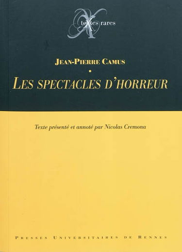 Les spectacles d'horreur