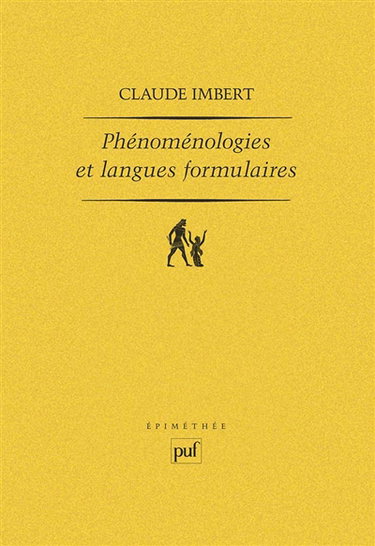 Phénoménologies et langues formulaires