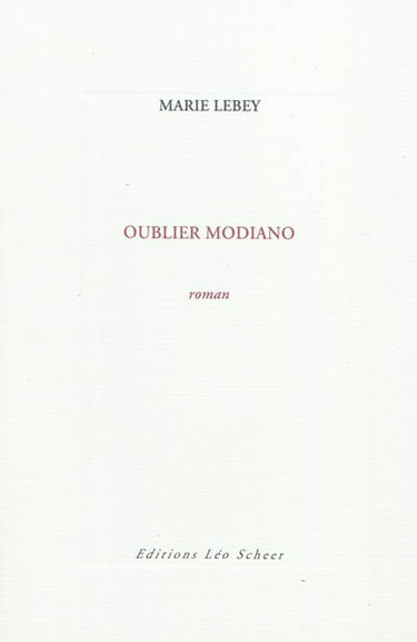 Oublier Modiano