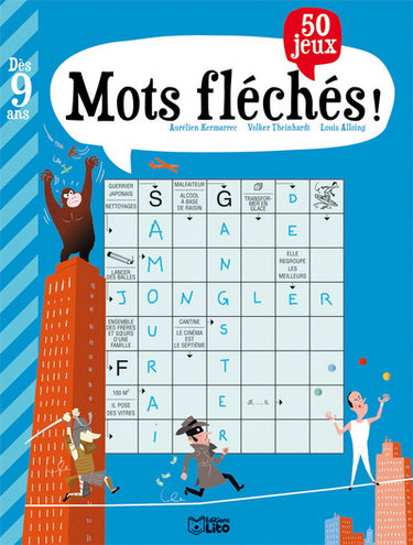 Couverture de Mots fléchés : 50 jeux