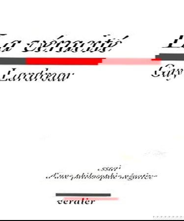 La véracité : essai d'une philosophie négative