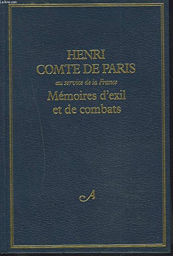 Couverture de Mémoires D'exil Et De Combats.