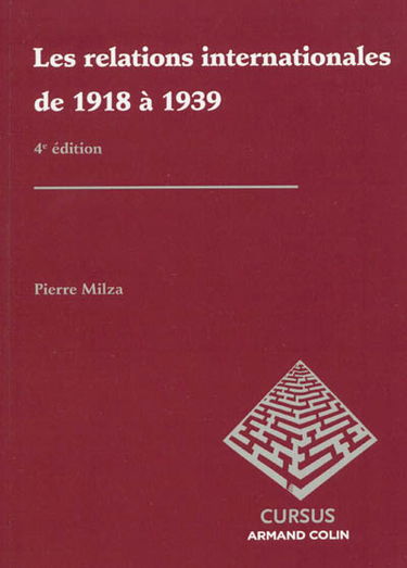 Les relations internationales de 1918 à 1939