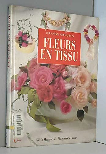 Grands manuels fleurs en tissu