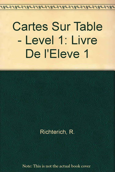 Cartes sur table : Méthode de français pour adultes débutants