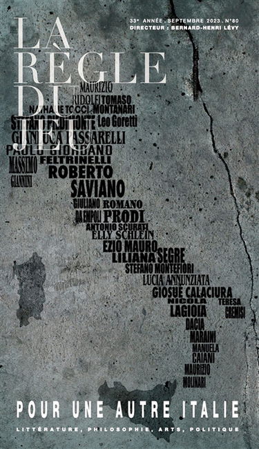 Règle du jeu (La), n° 80. Pour une autre Italie