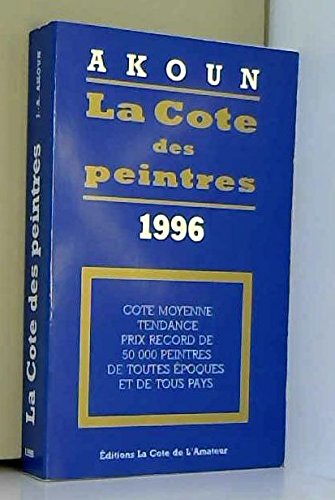 La cote des peintres 1996