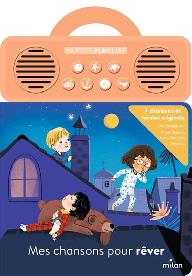 Couverture de Mes chansons pour rêver par Maud Riemann