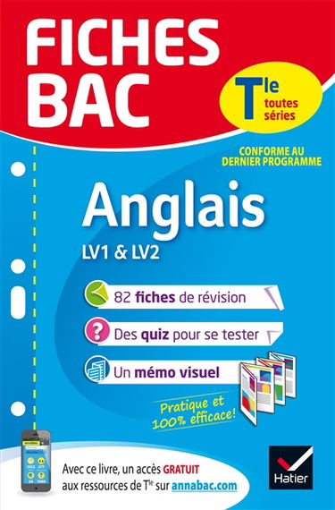 Anglais LV1 & LV2, terminale toutes séries