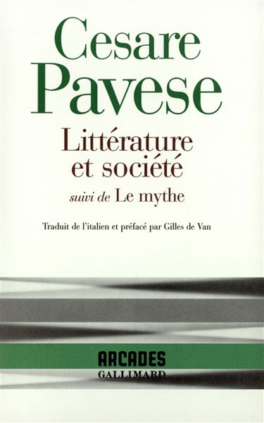 Littérature et société. Le mythe