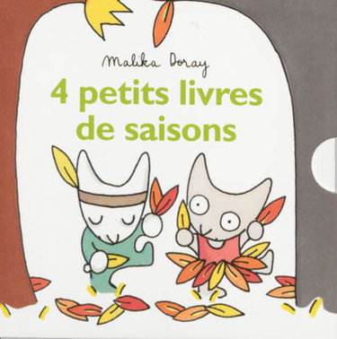 Couverture de 4 petits livres de saisons par Malika Doray