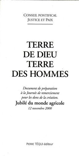 Terre de dieu, terre des hommes : document de préparation à la Journée de remerciement pour les dons de la création