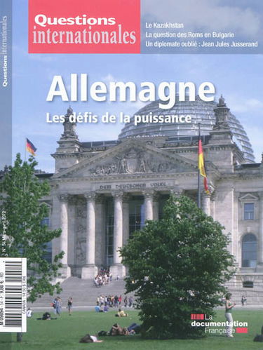 Questions internationales, n° 54. Allemagne : les défis de la puissance