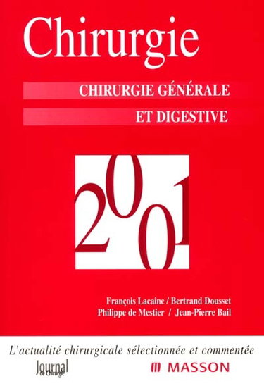 Couverture de Chirurgie 2001 : chirurgie générale et digestive