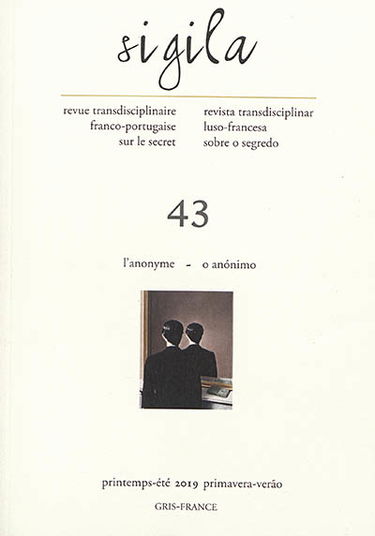 Sigila, n° 43. L'anonyme. O anonimo