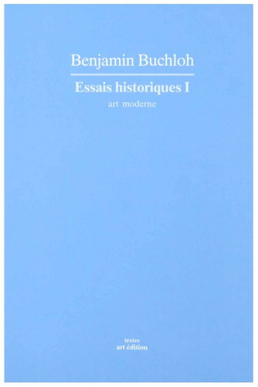 Couverture de Essais historiques. Vol. 1. Art moderne