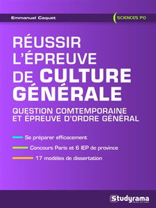 Réussir l'épreuve de culture générale à Sciences Po