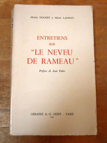 Entretiens sur Le neveu de Rameau