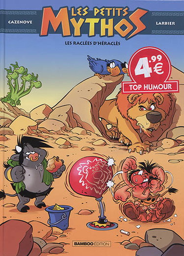 Couverture de Les petits Mythos. Vol. 7. Les raclées d'Héraclès