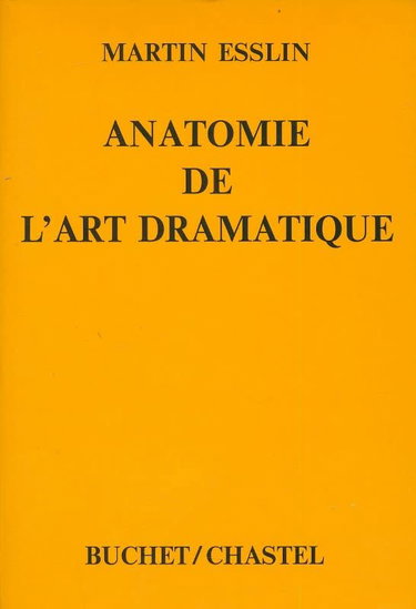 Couverture de Anatomie de l'art dramatique