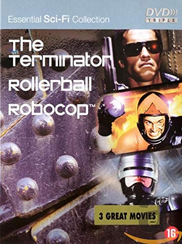 Couverture de Coffret Science-Fiction 3 DVD : Terminator / Rollerball / Robocop [Import belge]