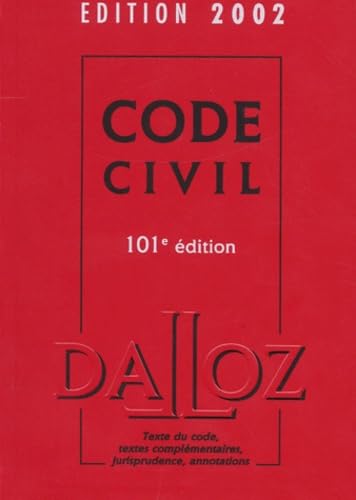 Code civil, édition 2002