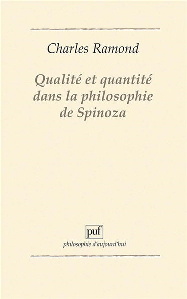Qualité et quantité dans la philosophie de Spinoza