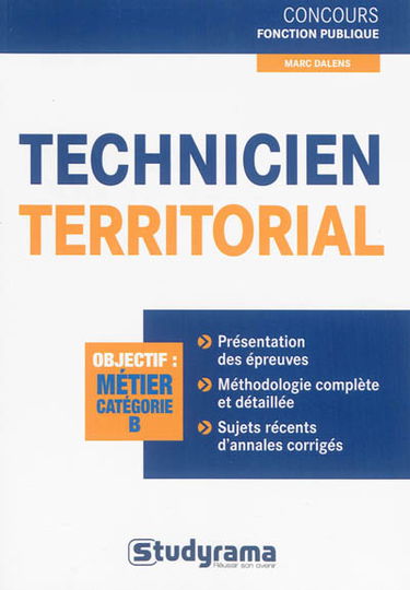 Technicien territorial : objectif catégorie B