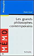 Les grands philosophes contemporains
