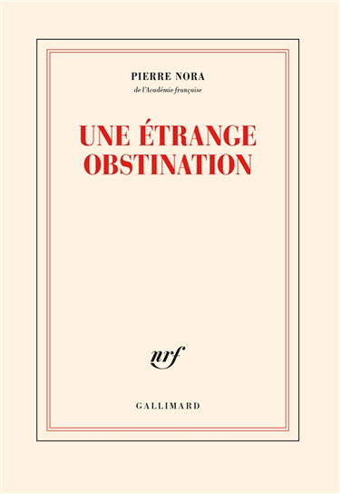 Une étrange obstination