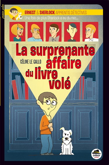 Couverture de Ernest & Sherlock apprentis détectives. Vol. 2. La surprenante affaire du livre volé