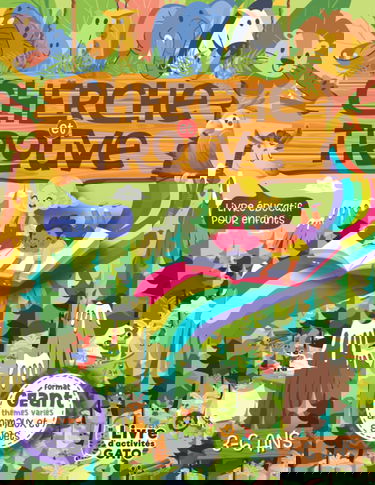 Cherche et trouve géant Animaux livre éducatif enfant 3-6 ans: Livre de jeux et d'activités ludiques filles et garçons, des jeux d'éveil améliorant la ... maternelle petite moyenne et grande section