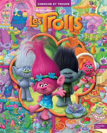 Couverture de Les Trolls : cherche et trouve
