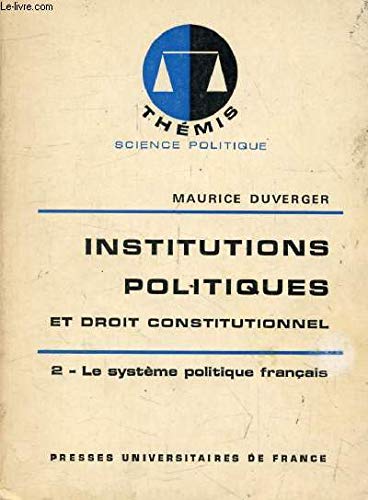Institutions politiques et droit constitutionnel