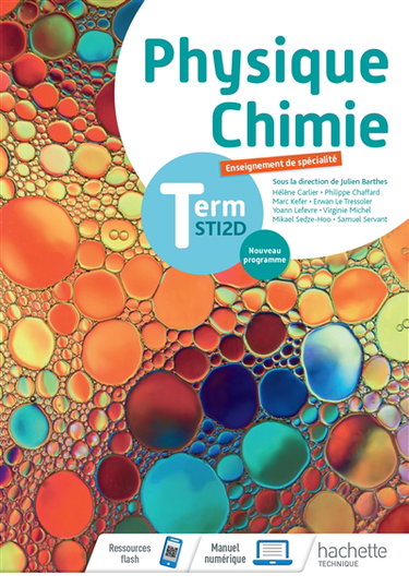 Couverture de Physique chimie : terminale STI2D : enseignement de spécialité