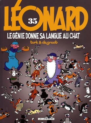 Couverture de Le génie donne sa langue au chat