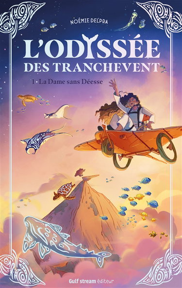 Couverture de L'odyssée des Tranchevent. Vol. 1. La dame sans déesse
