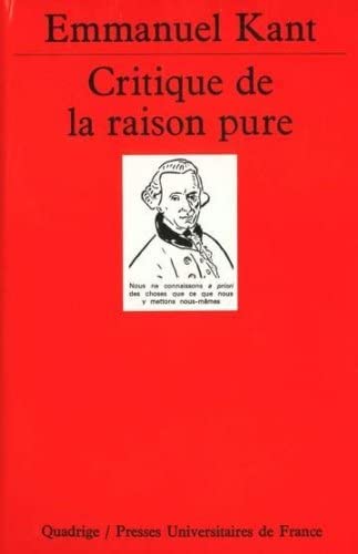 Critique de la raison pure, 5e édition