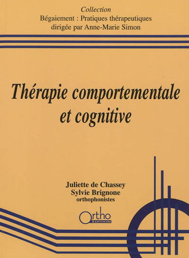 Couverture de Thérapie comportementale et cognitive