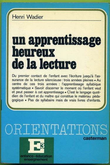 Un Apprentissage heureux de la lecture