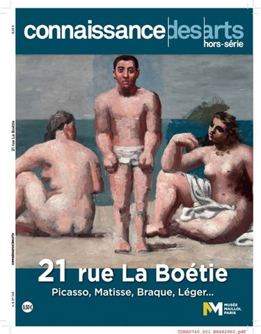 Couverture de 21 rue de la Boétie : Picasso, Matisse, Braque, Léger... : Musée Maillol, Paris par Connaissance des arts