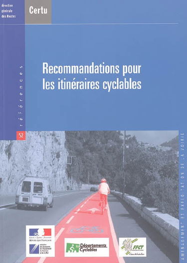 Recommandations pour les itinéraires cyclables