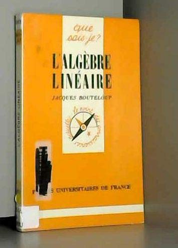 L'Algébre linéaire