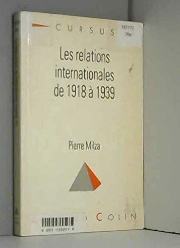 Les relations internationales de 1918 à 1939