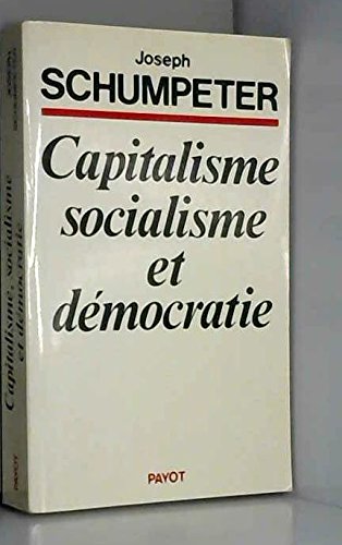 Capitalisme, socialisme et democratie
