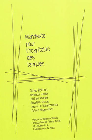 Manifeste pour l'hospitalité des langues