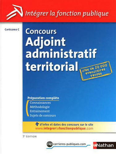 Concours adjoint administratif territorial : catégorie C