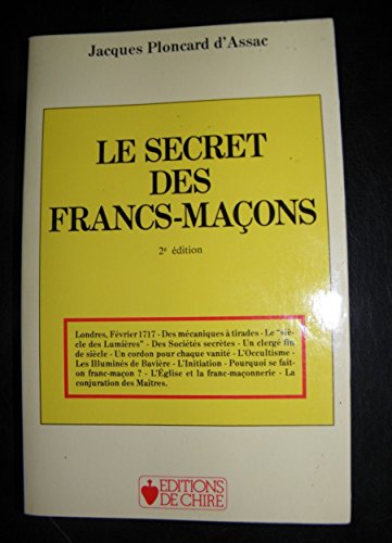 Le secret des Francs-maçons