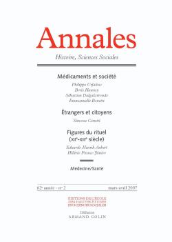 Annales, n° 2 (2007). Médicaments et société : enjeux contemporains